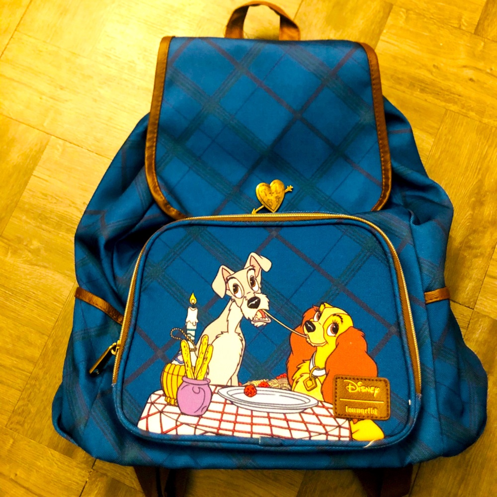 Lady and the Tramp backpack Loungefly